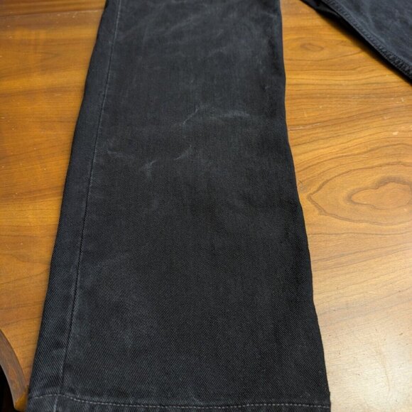 Vintage Levis 550 Jeans Mens 36x33 Black Denim Relaxed Fit Tapered Leg 2001 Y2K - Picture 6 of 14